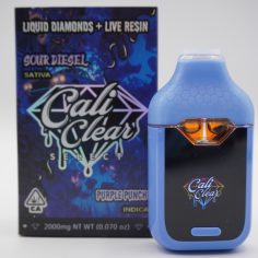 Cali Clear Dual 2G - Sour Diesel X Purple Punch