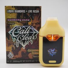 Cali Clear Dual 2G - Wedding Cake x Granddaddy Purple
