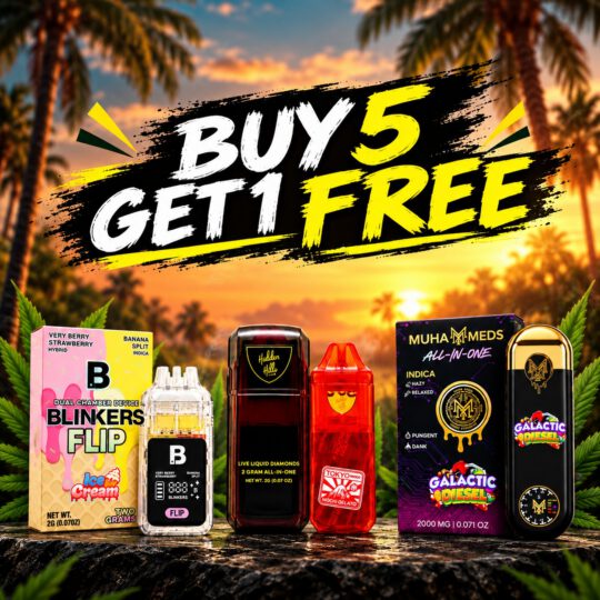 Buy 5 Get 1 Free
